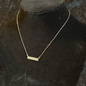 Anne Marie Gold Bar Necklace